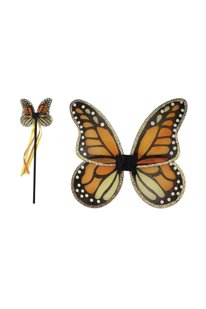 monarch butterfly wings with a matching monarch butterfly wand