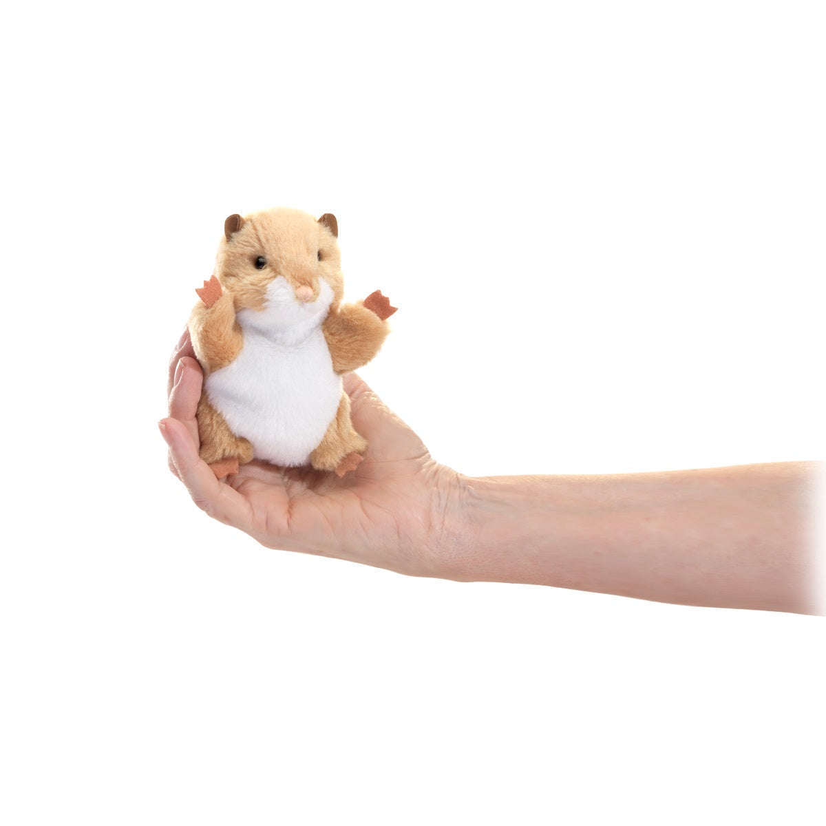 Folkmanis Mini Hamster Finger Puppet – Sewing Seeds Play