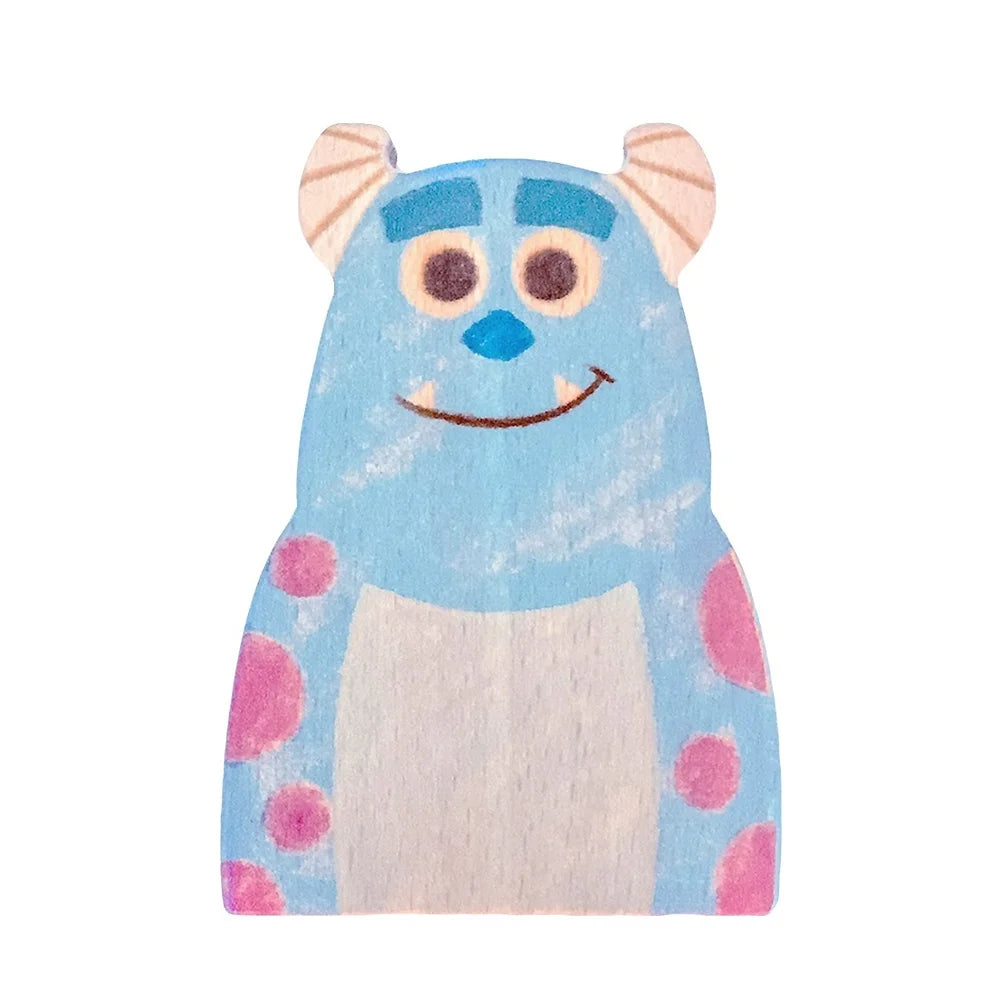 Disney Kidea Wooden Block Character Sully From Monsters inc