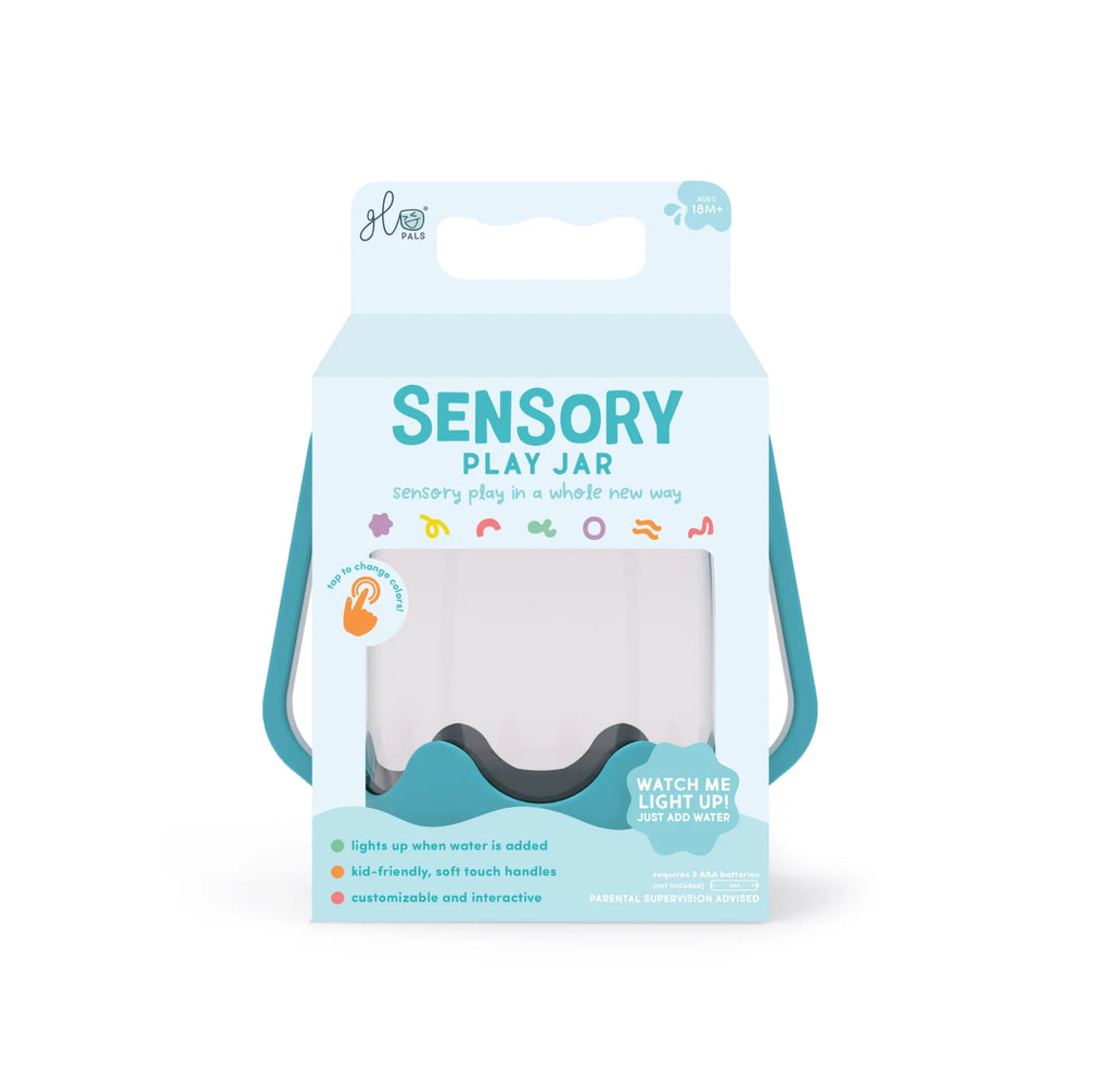 Glo pals sensory play jar sold by a small shop in Canada 