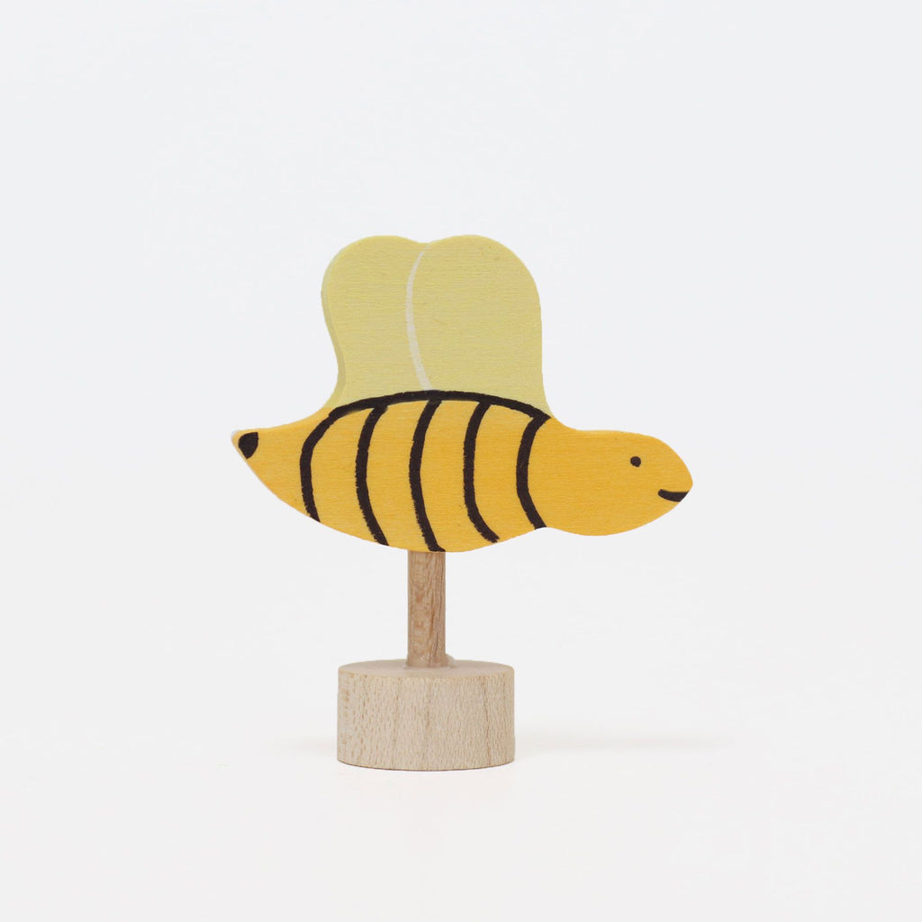 Grimms decorative wooden bee figure