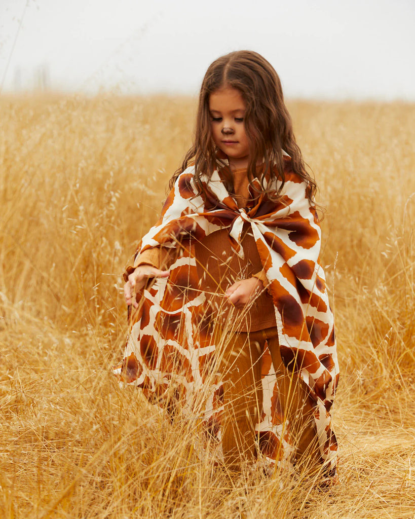 Sarah's Silks Safari Collection Giraffe Large Play Silk 