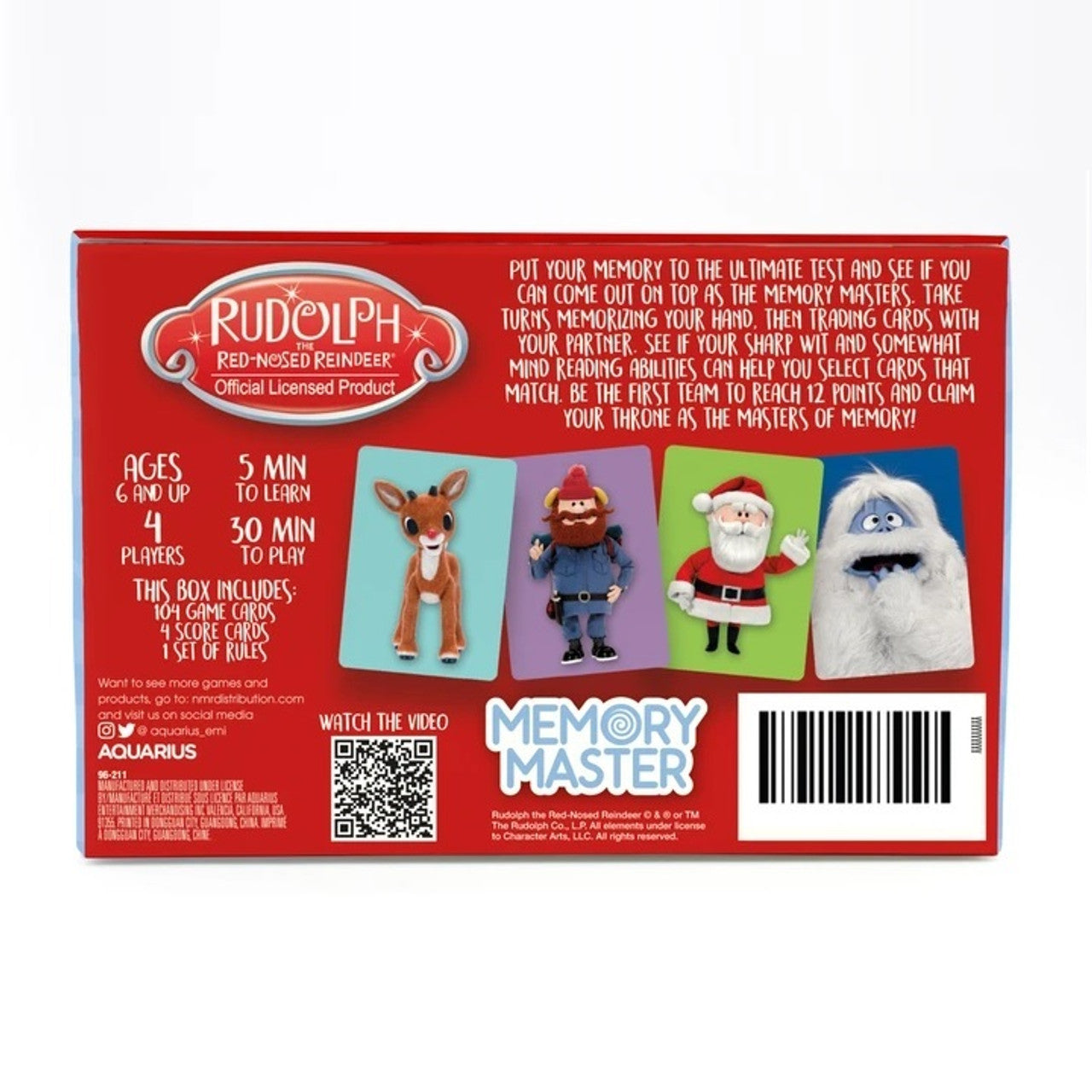 Memory Rudolph Rudolph The Red Nosed Reindeer - Memory Master Card Game – Sewing Seeds ...
