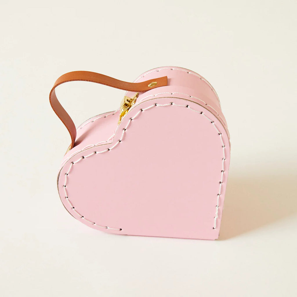 Sarah's Silks Pink Heart Suitcase 