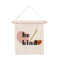 Be kind wall sign by Imani collective sold by a small shop in Canada 