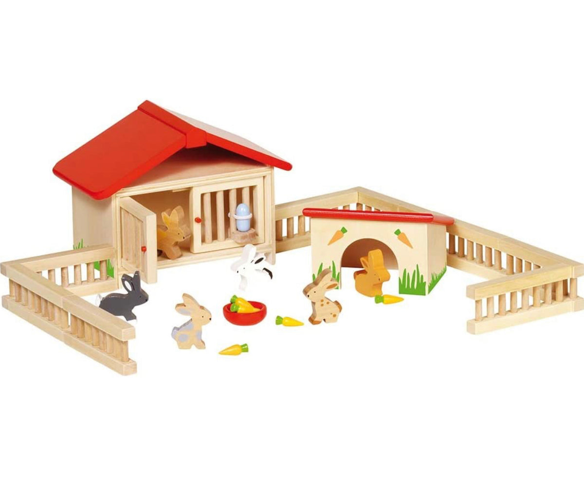 Goki Rabbit Hutch – Sewing Seeds Play